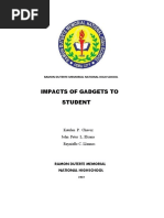 Impacts of Gadget To Studentss