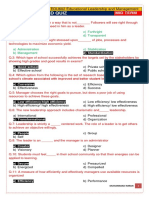 EDU602 Educational Leadership and Management (MCQs GRAND QUIZ MID TERM) PAST