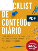 Checklist de Conteúdo - Colorido