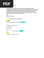 Ejercicio de Hidroestatica, Hidrodinamica y Caloriemtria. - Castañeda Arroyo Rafael