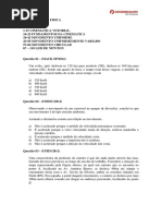 EXERCICIOS DE FISICA Revisao Cinematica Ate Leis de Newton