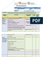 Plan de Evaluacion