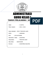 Administrasi Guru Kelas I SD