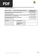 Assessment For SITXFSA006