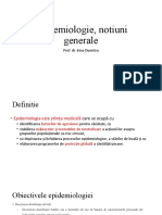 Epidemiologie, Notiuni Generale