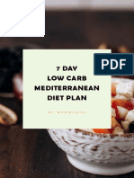 7day Low Carb Mediterranean Diet Plan