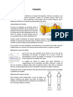 TORSIÓN y MOMENTO DE INERCIA