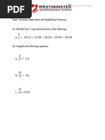 Revision Booklet Maths Final Term