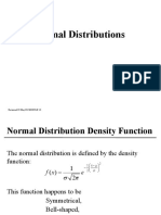 Normal Distributions