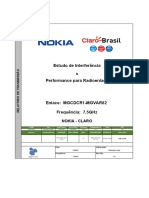 Cálculo de Desempenho e Interferência - MGCDCR1-MGVAR82