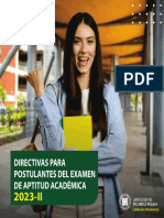 Directivas Ex - Aptitud 2023-Ii