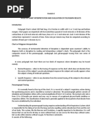 Rules of Chart Interpretation and Evaluation of Polygraph Results