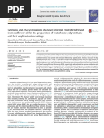 Synthesis and Characterization of A Novel Internal Emulsifier - 2017 - Progress