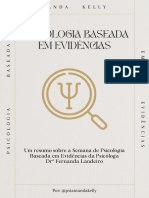 Ebook Psicologia Baseada em EvidÃ Ncias