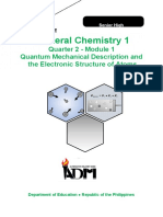 General Chemistry 1: Quarter 2 - Module 1 Quantum Mechanical Description and The Electronic Structure of Atoms