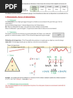 Fiche Revisions DNB Partie 3 Mouvements Forces Et Interactions