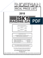 ISKY-2018 Jobber Price List