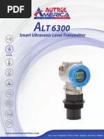 ALT6300 Smart Ultrasonic Level Transmitter Catalog