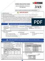 Cedula 3AS Censo Educativo 2023