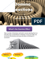 Domino Reaction by Asmaa Abouzaid, TA at Zewail City, Egypt