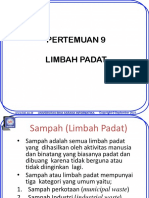 Pertemuan 9 Limbah Padat