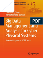 Big Data Management and Analysis For Cyber Physical Systems: Loon Ching Tang Hongzhi Wang Editors