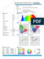 CENTRIC DAYLIGHT Full Spectrum Flicker-Free A19 10W LED Bulb 4000K Photometric Report