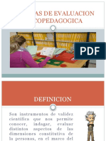 Tecnicas de Evaluacion Psicopedagogicas