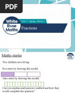 Yr 5 Spring Block 2 Fractions