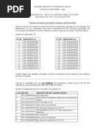 Non Faculty Recruitment - Senior Technical Officer Information On Selection Process - 0