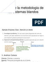 Ejemplos de La Metodologia de Los Sistemas Blandos