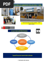 Limpieza y Desinfección de Ambientes en Los Eess y Sma