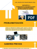 s14 - PPT - Optimización de Funciones de Varias Variables Con Restricciones