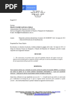 Respuesta A Petición Radicada Bajo El Número 20223030848572 Del 2 de Mayo de 2022 - Solicitud de Resolución de Transformación.