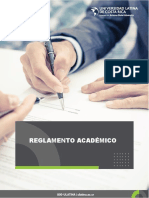 Reglamento Academico