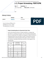 Performance Task 2 Project Scheduling PERT CPM Summer 2022 Bus Math 43 Management Science II PDF