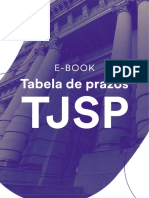 Tabela de Prazos TJSP