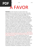 A Favor