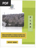 9923 - Plan de Prevencion y Reduccion Del Riesgo de Desastres de Islay 2018 2022 Habilitaciones Urbanas Expuestas Por Quebradas