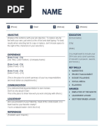 Resume-3 For Word File