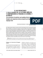 Evaluación de Los Predictores Lectores