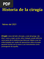 Historia de La Cirugia