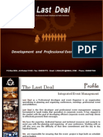 Last Deal: Development and Professional Event Organizer