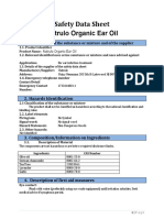 Ear Drops Safety Data Sheet