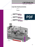 Manual Torno Optimus