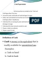 Chapter 1 Cash and Cash Equivalents