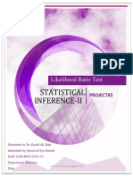 Likelihood Ratio Test