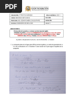 2° Práctica Dirigida - Mecánica de Fluidos (2023-I)