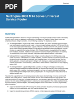 NetEngine 8000 M14 Service Router Datasheet