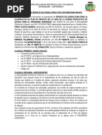 Contrato de Consultoría